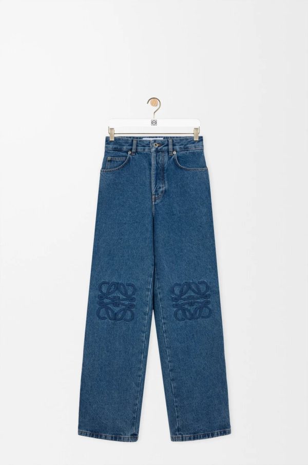 Anagram Baggy Jeans In Denim