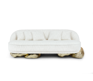 Angra White Sofa