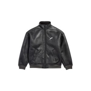Balenciaga I Puma Leather Jacket in Anthracite