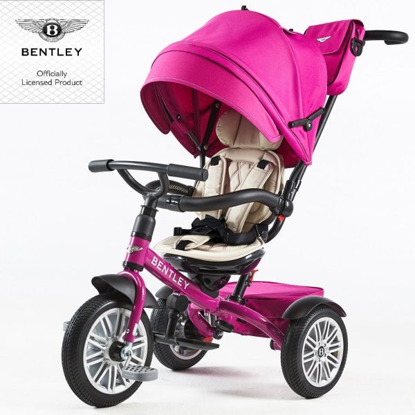 bentley-6-in-1-stroller-trike-fuchsia-pink Bentley 6 in 1 Stroller Trike- Fuchsia Pink