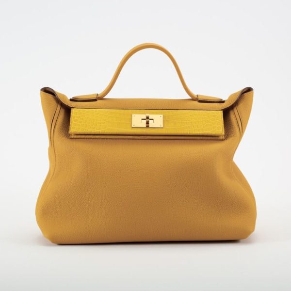 Birkin 2424 Jaune Ambre Togo 35cm