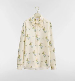 blouse-with-removable-bow-tie Blouse with Removable Bow Tie