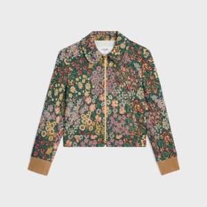 blouson-jacket-in-cotton-jacquard Blouson Jacket In Cotton Jacquard