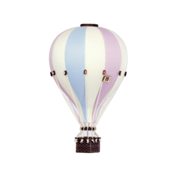 blue-pink-cream-decorative-hot-air-balloon-3-sizes Blue, Pink & Cream Decorative Hot Air Balloon (3 Sizes)