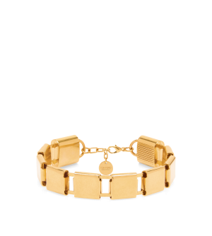 brass-box-bracelet-with-padlocks Brass Box Bracelet With Padlocks