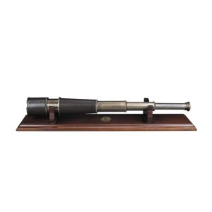 bronze-spyglass-stand-french-finish Bronze Spyglass & Stand, French Finish