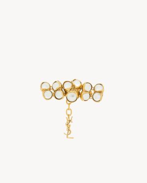 bubble-cabochon-bracelet-in-resin-and-metal Bubble Cabochon Bracelet In Resin And Metal