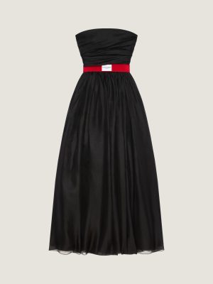 bustier-evening-dress-in-organza Bustier Evening Dress In Organza