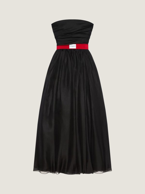 Bustier Evening Dress In Organza