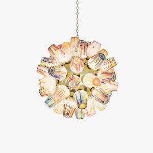 Candy Sculpture Sphere Chandelier