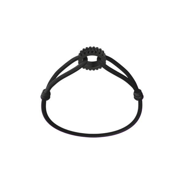 Carbon Regent Cord Bracelet