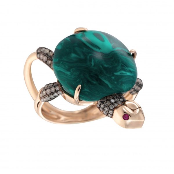 Cedille Turtle Ring