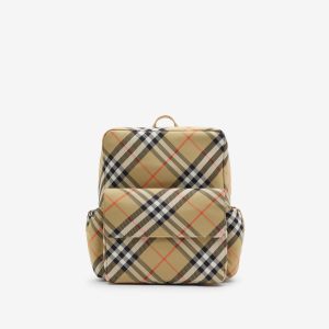 check-nylon-backpack Check Nylon Backpack