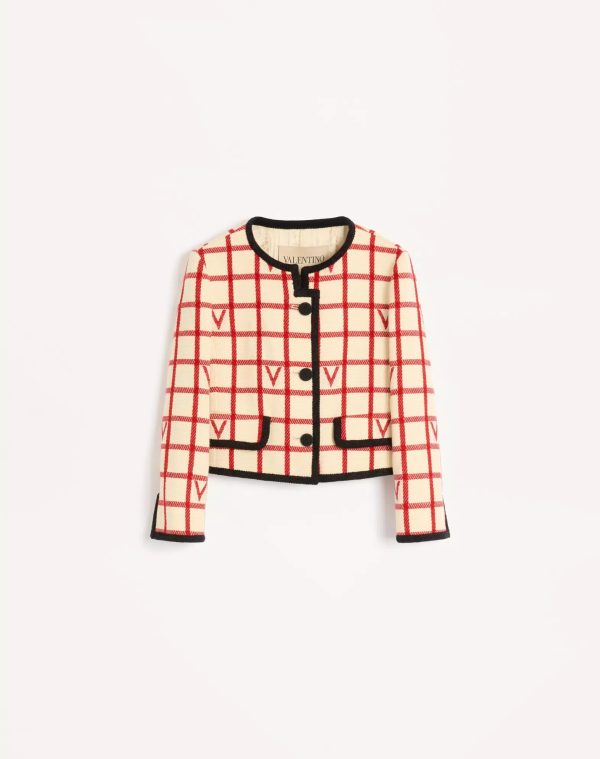 check-vlogo-jacket Check Vlogo Jacket