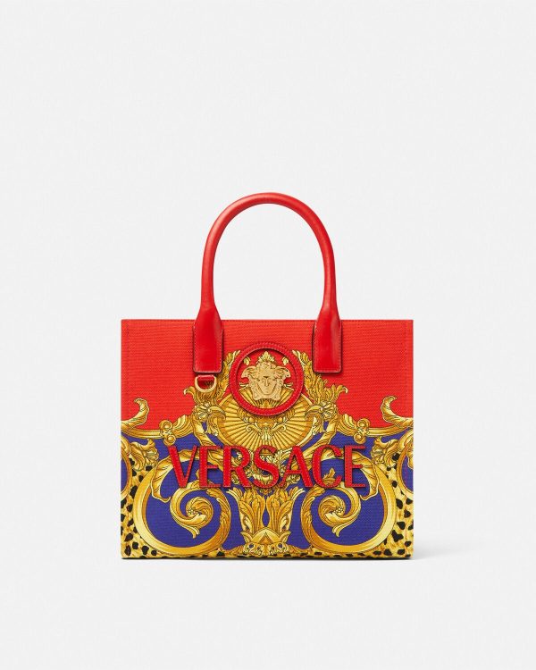 cheetah-barocco-la-medusa-small-tote-bag Cheetah Barocco La Medusa Small Tote Bag