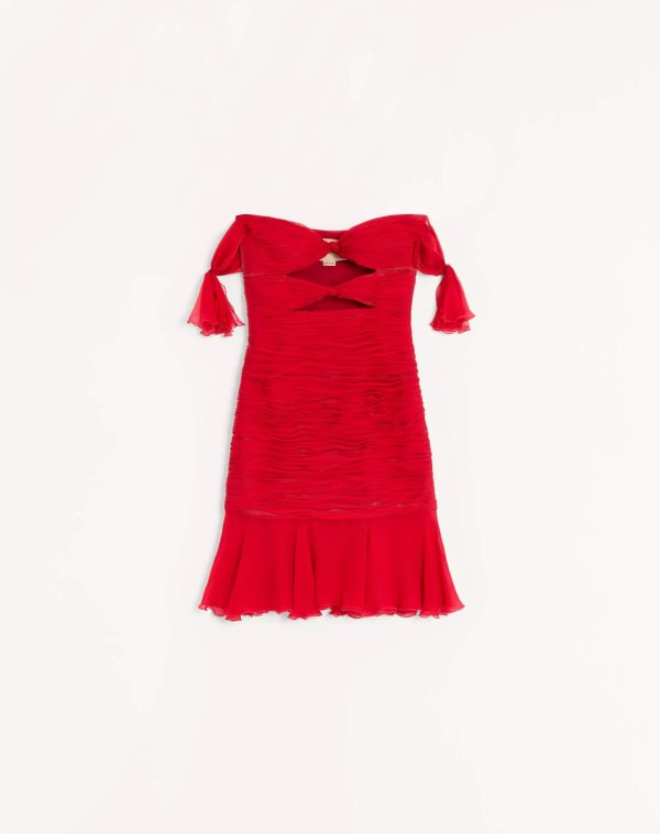 chiffon-short-dress Chiffon Short Dress