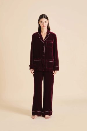 Coco Claret Red Pyjamas