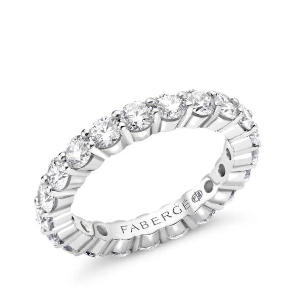 Colours of Love Platinum Diamond Eternity Ring