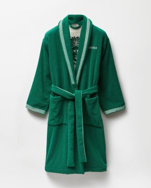 cotton-terry-jacquard-bathrobe Cotton-terry Jacquard Bathrobe