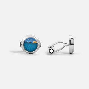 cufflinks-steel-moonphase-movement Cufflinks Steel Moonphase Movement