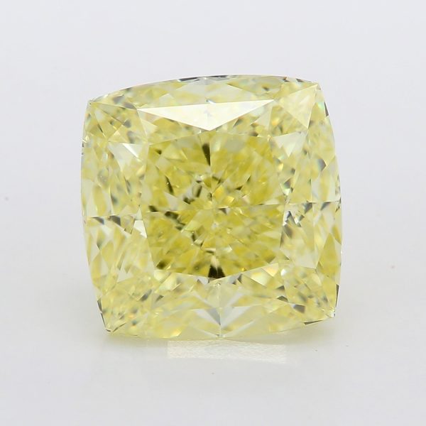 Cushion Natural Fancy Yellow 3.01 ct