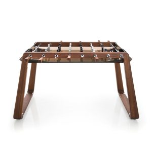 derby-wood-foosball-table-with-walnut-bronze-glass Derby Wood Foosball Table With Walnut & Bronze Glass