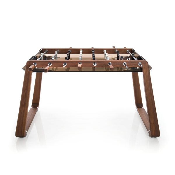 derby-wood-foosball-table-with-walnut-bronze-glass Derby Wood Foosball Table With Walnut & Bronze Glass