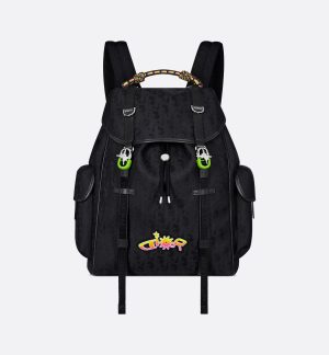Dior And Lewis Hamilton Dior Hit The Road Backpack With Flap