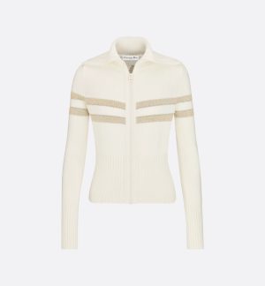 DiorAlps Mock Neck Cardigan