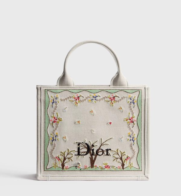 Dioramour Small Dior Book Tote with Strap