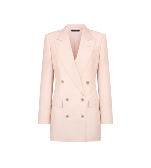 Double Breasted Peak Lapel Jacket