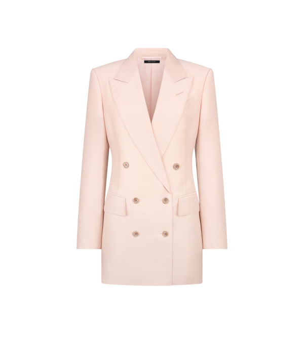 Double Breasted Peak Lapel Jacket