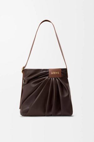 Draped Tote In Mellow Nappa Lambskin