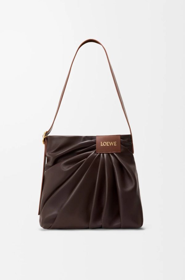 Draped Tote In Mellow Nappa Lambskin