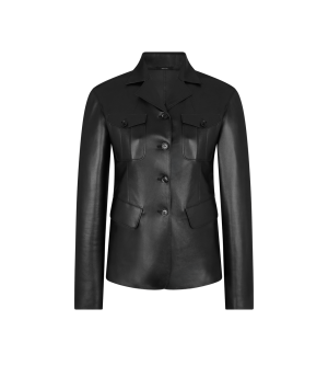 Four Pocket Leather Jacket