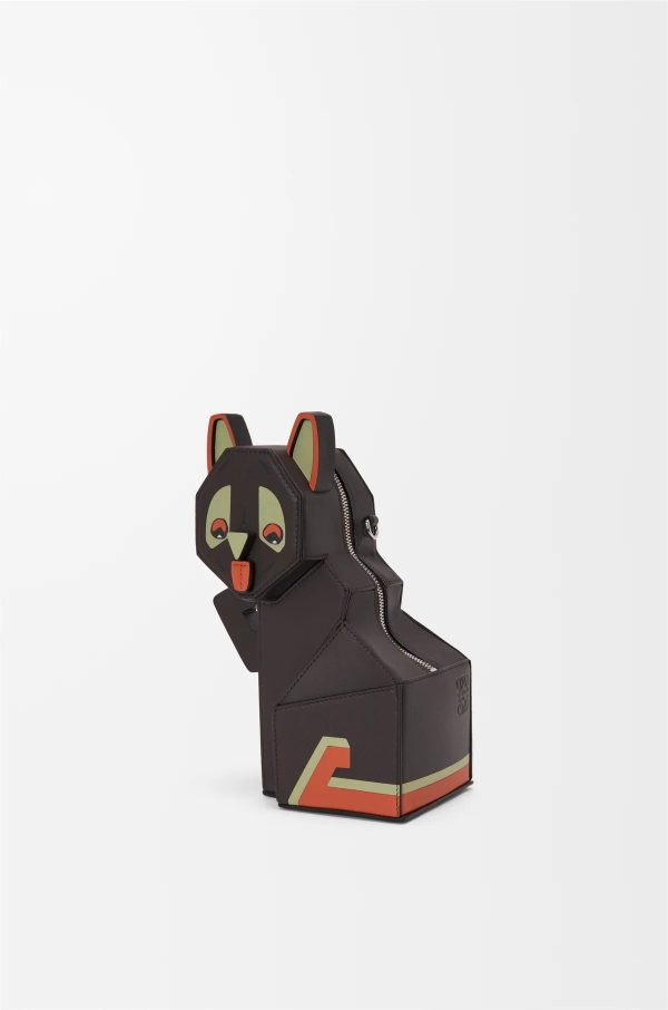 Futurist Cat Clutch In Classic Calfskin