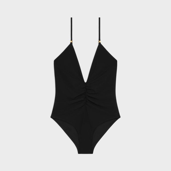 Gathered Swimsuit In Matte Jersey