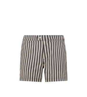 Geometric Print Nylon Swim Short