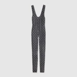 GG Crystal Embroidered Jumpsuit