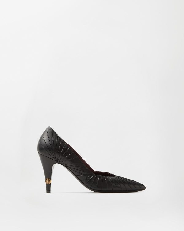 Gianni Leather Pumps 90 mm