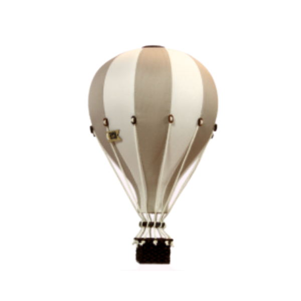 Gold and Beige Decorative Hot Air Balloon (3 Sizes)