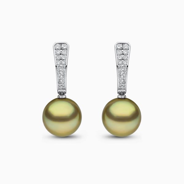 jazz-18k-gold-pistachio-tahitian-pearl-and-diamond-earrings Jazz 18K Gold Pistachio Tahitian Pearl and Diamond Earrings