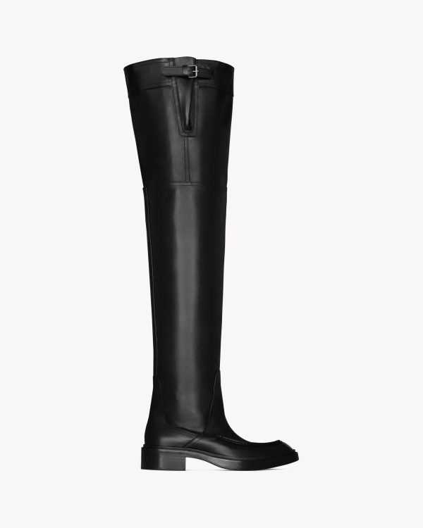 Joe Over-The-Knee Boots In Smooth Leather