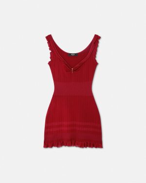 knit-flared-mini-dress Knit Flared Mini Dress