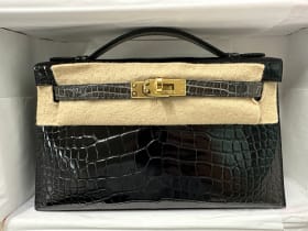 KP HSS Black / Graphite Shiny Alligator GHW W 2025