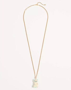 Le Chat De La Maison Necklace In Metal, Nylon And Swarovski? Crystals