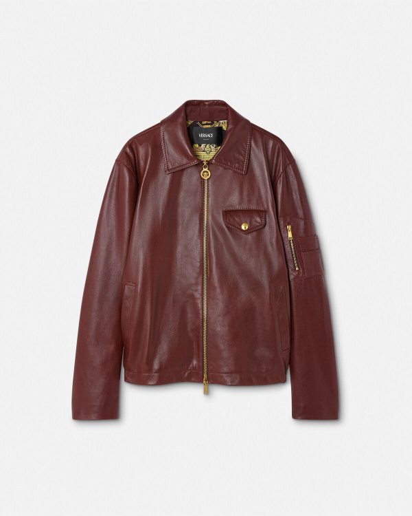 leather-blouson-jacket Leather Blouson Jacket