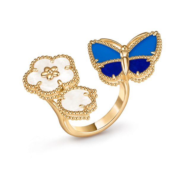 Lucky Spring Butterfly Between the Finger ring