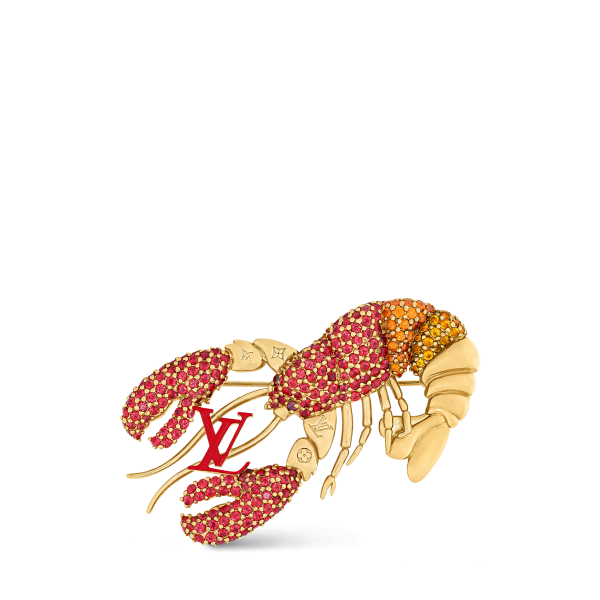 LV Lobster Brooch