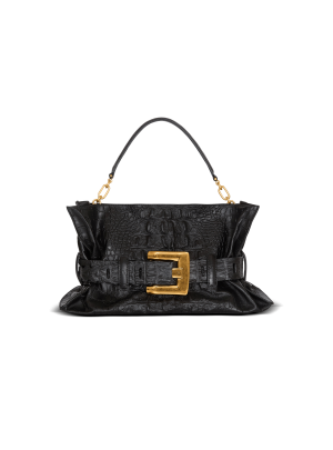medium-anthem-bag-in-embossed-crocodile-print-calfskin Medium Anthem Bag In Embossed Crocodile-print Calfskin